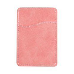Kožené pouzdro na kreditní kartu pro smartphone pro sublimaci - růžové
