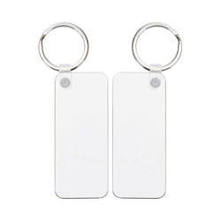 Oboustranný kroužek na klíče z MDF pro sublimaci - obdélník
