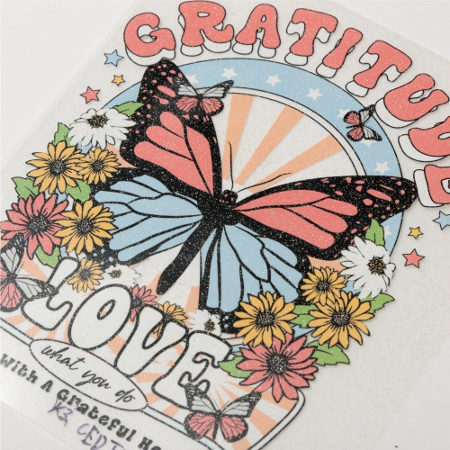 Třpytivá fólie DTF OtterPro 60 cm x 100 m - Rainbow