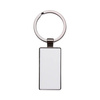 Oboustranný přívěsek na klíče 2,2 x 5,1 cm pro sublimaci - černý