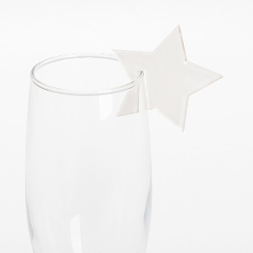 Akrylový závěs na sklo pro sublimaci - hvězda