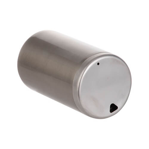 Hrnek bez ouška 400 ml z nerezové oceli s víčkem pro sublimaci - stříbrný