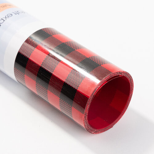 Flex fólie - černá a červená kontrola