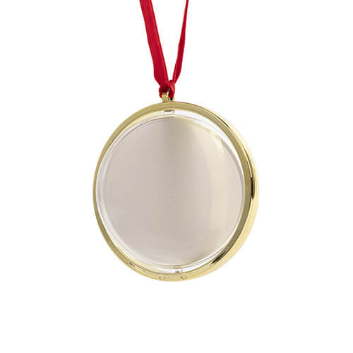 Otočná ozdoba na vánoční stromek pro sublimaci - zlatá