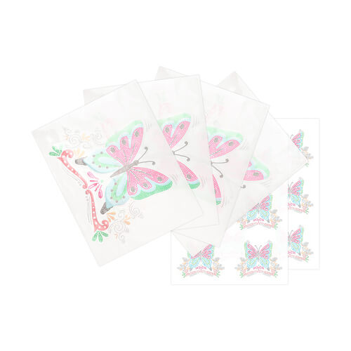 Sada zirkonových desek pro termotransfer - Butterfly