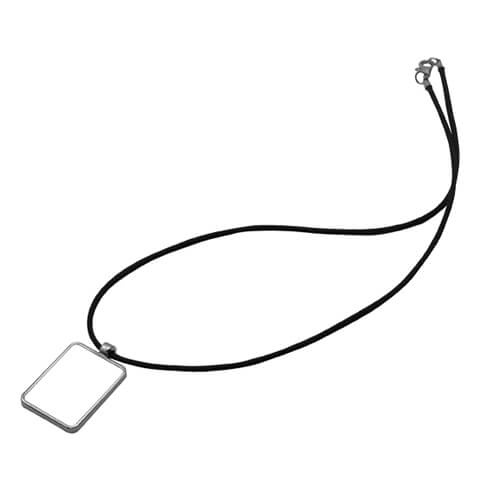 Obdélníkový přívěsek na gumě sublimačním termotransferem