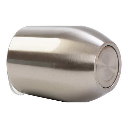 360 ml hrnek na svařené víno pro sublimaci - stříbrný s uzavíratelným otvorem na pití