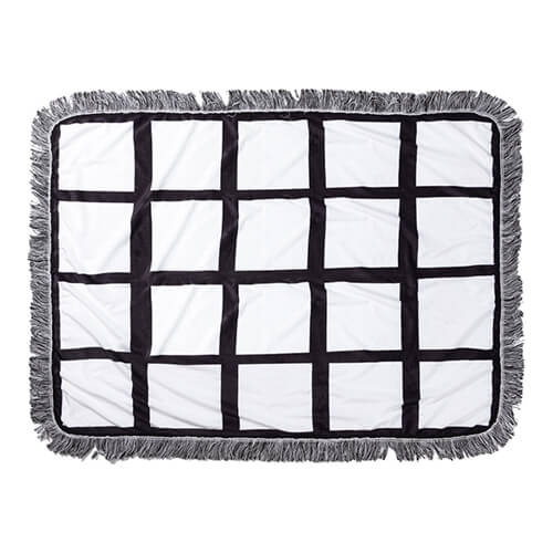 Plyšová deka 101 x 76 cm s fotopanely pro sublimaci - 24 panelů