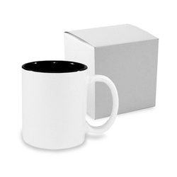 Hrnek 330 ml s černým vnitřkem + krabička (sublimace termotransfer)