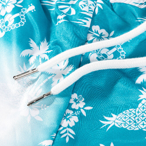 Pánské plážové šortky - kokosové palmy (pro sublimaci)