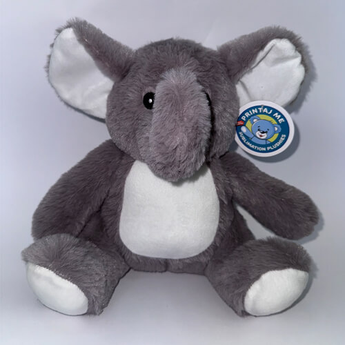 Slon (šedý) 25 cm pro sublimační tisk