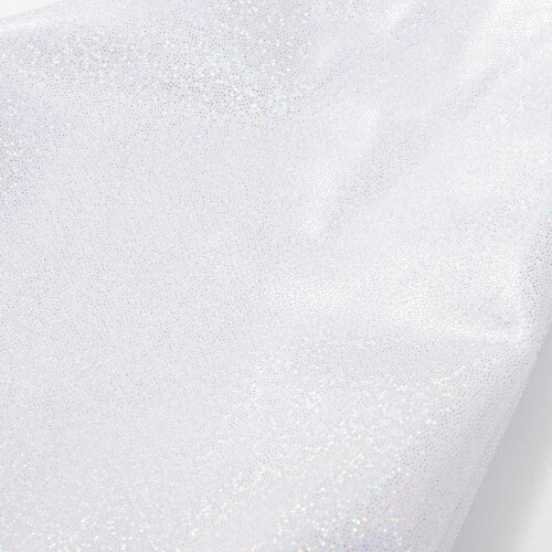 Čepice z brokátu svatého Patrika - sublimace - bílá