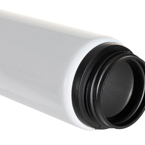 750 ml láhev na vodu s uzávěrem pro sublimaci - bílá