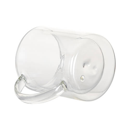 Skleněný hrnek 330 ml s dvojitou stěnou pro sublimaci