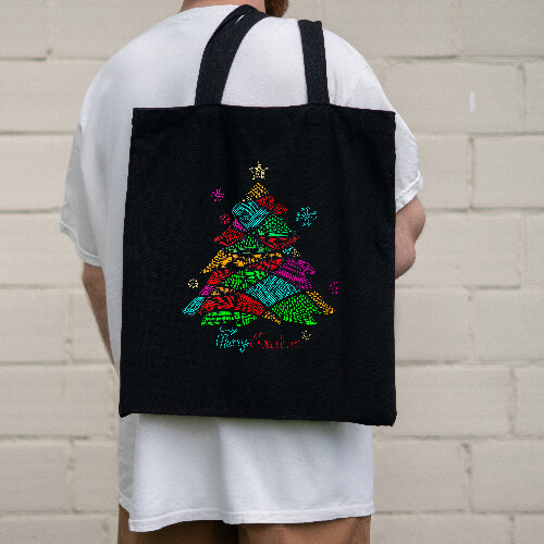 Velký arch se zirkony pro termotransfer - vánoční stromek