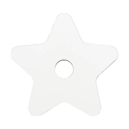 Jmenovka z dřevovláknitých desek pro hrnek 1200 ml pro sublimaci - hvězda