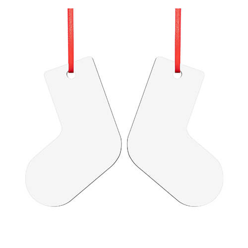 Oboustranný přívěsek z MDF pro sublimaci - ponožka