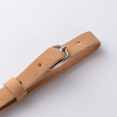 Kožená visačka na zavazadla / pouzdro AirTag pro sublimaci - hnědá