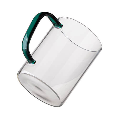 Sklenice 450 ml se zeleným uchem (sublimace)