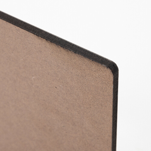 Dřevovláknitá deska pro sublimaci 20 x 20 x 0,6 cm - 2 ks - světle hnědá zadní strana