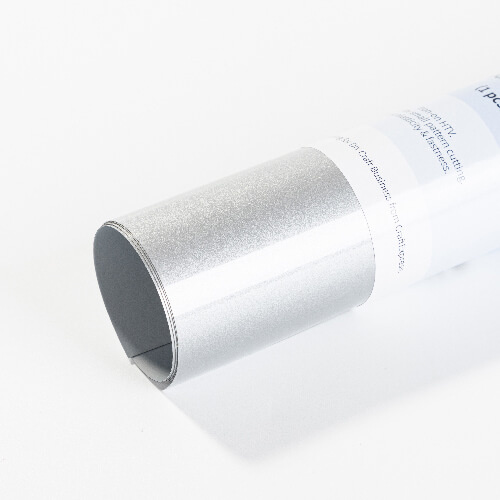 Flex fólie - stříbrná lesklá