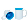 Hrnek 330 ml s modrým vnitřkem (sublimace termotransfer)
