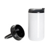 Přenosný nerezový 400 ml hrnek - bílý (pro sublimaci)