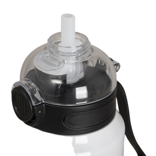 Nerezová láhev o objemu 960 ml s černým víčkem pro sublimaci