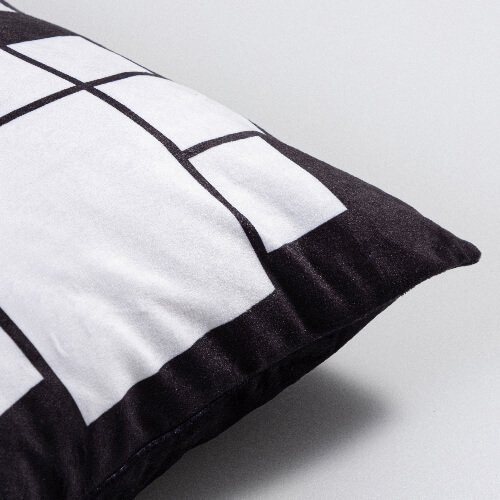 Plyšový povlak na polštář s fotografickými panely pro sublimaci - srdce