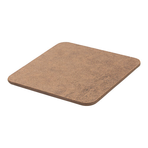 Podložka pod hrnek z dřevovláknité desky pro sublimaci - 9,5 x 9,5 cm