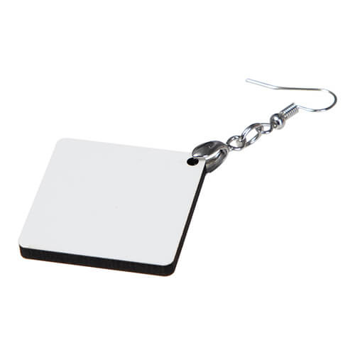 MDF náušnice pro sublimaci - čtvercové