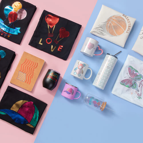 Sada archů se zirkony pro termotransfer - mix vzorů