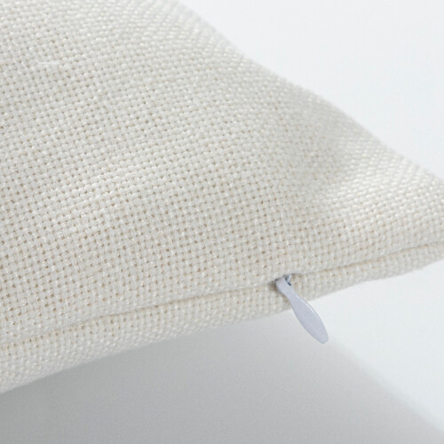 Lněný povlak na polštář 40 x 40 cm se zipem pro sublimaci