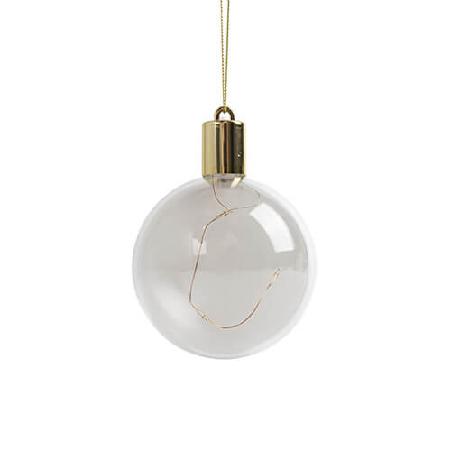 Plastová cetka s barevným světlem - sublimační koule