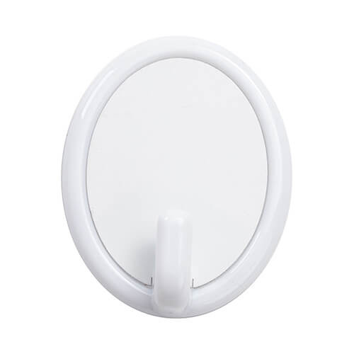 Velký plastový věšák pro sublimaci - bílý oválný