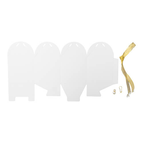 Dekorativní obal pro sublimaci - 9 x 9 x 13 cm