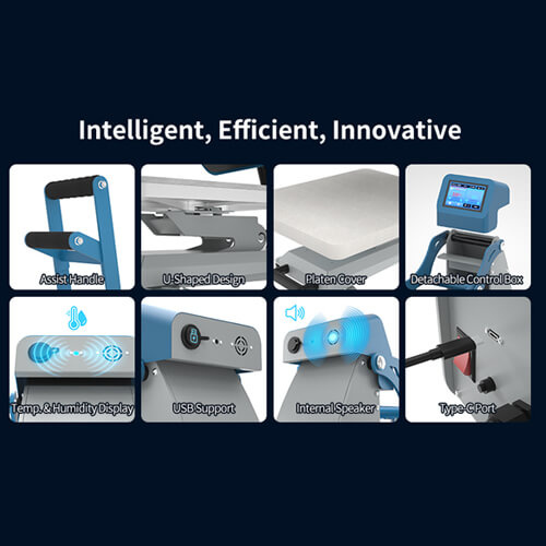 Plochý lis Otter Ultra Heat Press G1