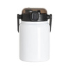 Nerezová 750ml cestovní láhev se sublimační rukojetí - bílá