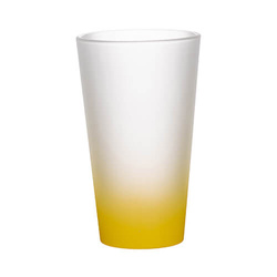 450 ml matné sklo pro sublimaci - žlutý gradient