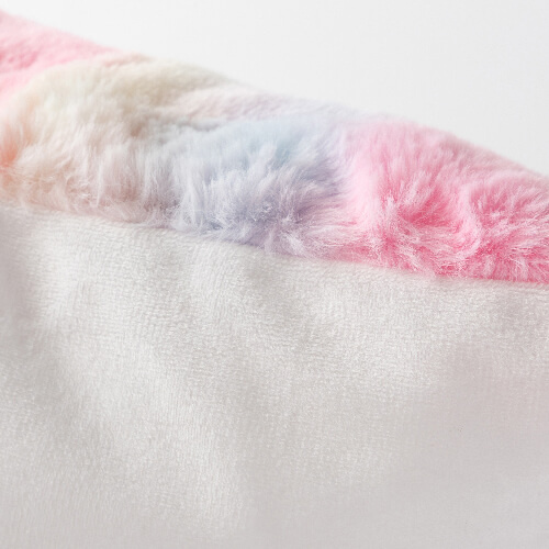 Barevný povlak na polštář 45 x 45 cm z fleecu a mikrovlákna pro sublimaci