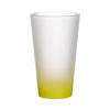 450 ml matná sklenice pro sublimaci - limetkově zelený gradient