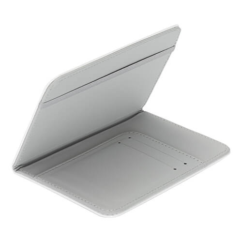 Kožený obal na pas pro sublimaci - bílý