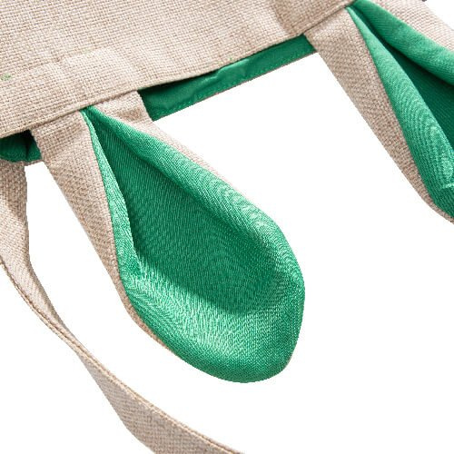 Lněná taška 29 x 34 cm pro sublimaci - zelené uši