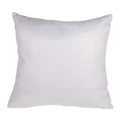 Brokátový povlak na polštář 40 x 40 cm pro sublimaci - bílý