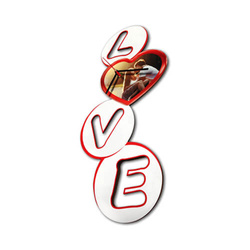 Nástěnné hodiny z MDF - Lovable - Sublimační termotransferový tisk