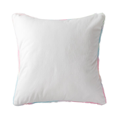 Barevný povlak na polštář 45 x 45 cm z fleecu a mikrovlákna pro sublimaci