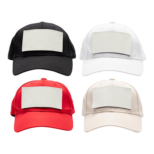 Obdélníková kožená nášivka se suchým zipem pro sublimaci