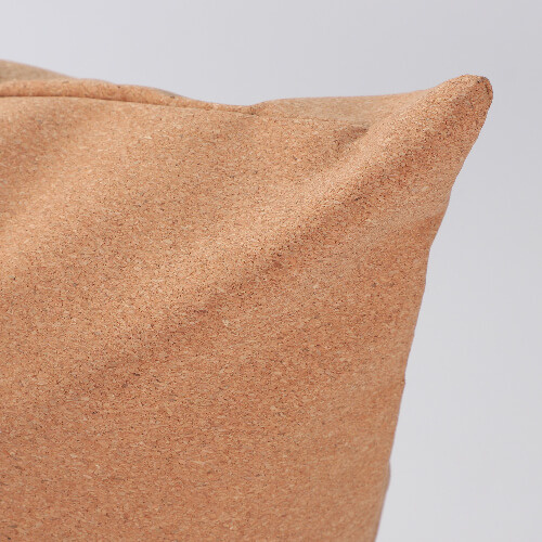 Lněný povlak na polštář s korkovým proužkem pro sublimaci