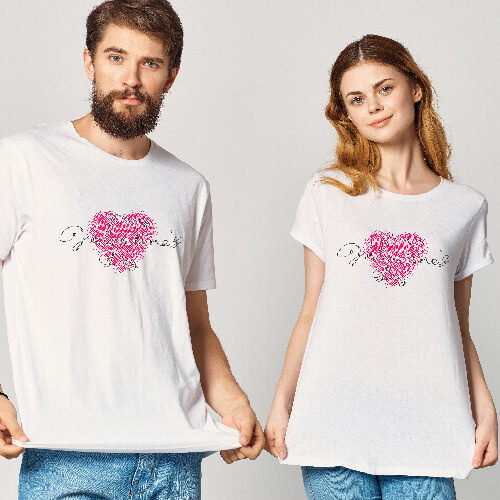 Velký zirkonový plech pro termotransfer - srdce