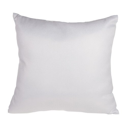 Brokátový povlak na polštář 40 x 40 cm pro sublimaci - bílý